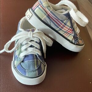 Polo Plaid Kids Sneakers 5